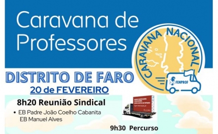 Caravana Nacional da FENPROF | «Somos Professores. Damos rosto ao futuro! Valorização, já!»