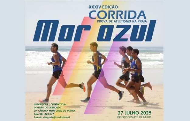 Inscrições abertas para a Corrida Mar Azul