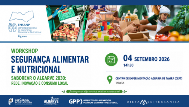 CCDR Algarve promove Workshop Regional de Segurança Alimentar e Nutricional no âmbito da Feira da Dieta Mediterrânica