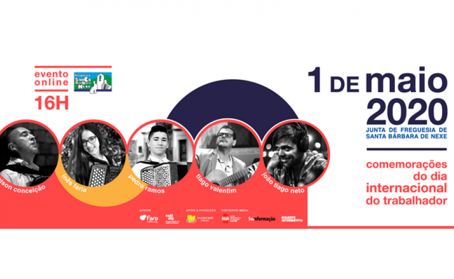 Comemorações online do Dia do Trabalhador pela Junta de Santa Bárbara de Nexe