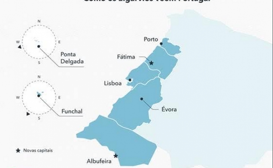 Trivago revela surpreendente mapa de Portugal com base nas pesquisas dos algarvios