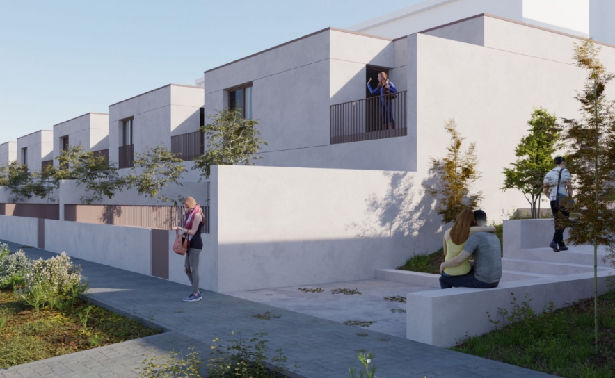 24 fogos no Chinicato (empreitada de conceção e construção adjudicada, concurso para atribuição a abrir brevemente) – Imagem de projeto