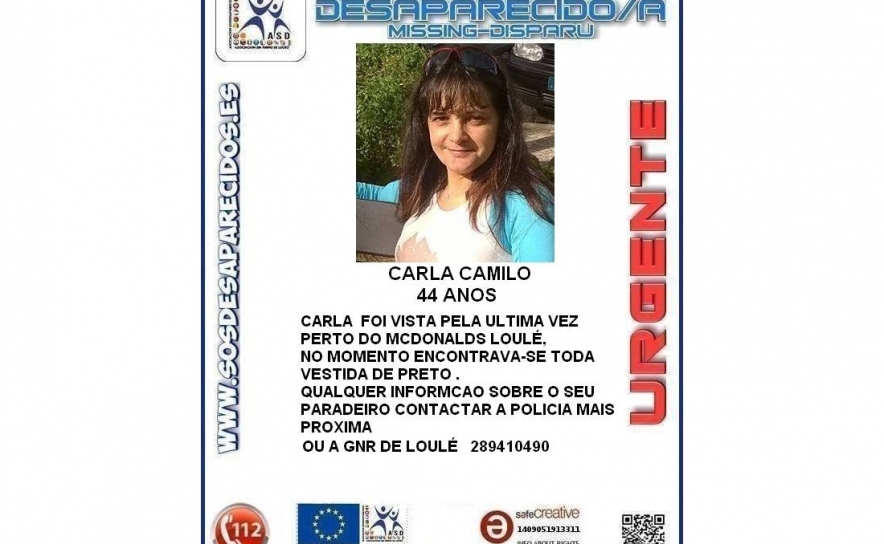 Loulé | Pessoa Desaparecida - ATUALIZAÇÃO