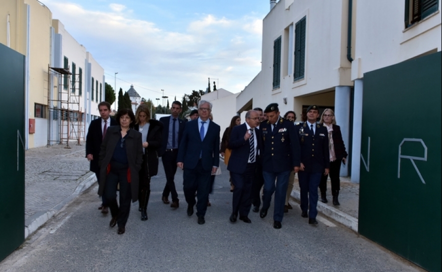 Visita às futuras instalações dos Posto Territorial da GNR de Vilamoura
