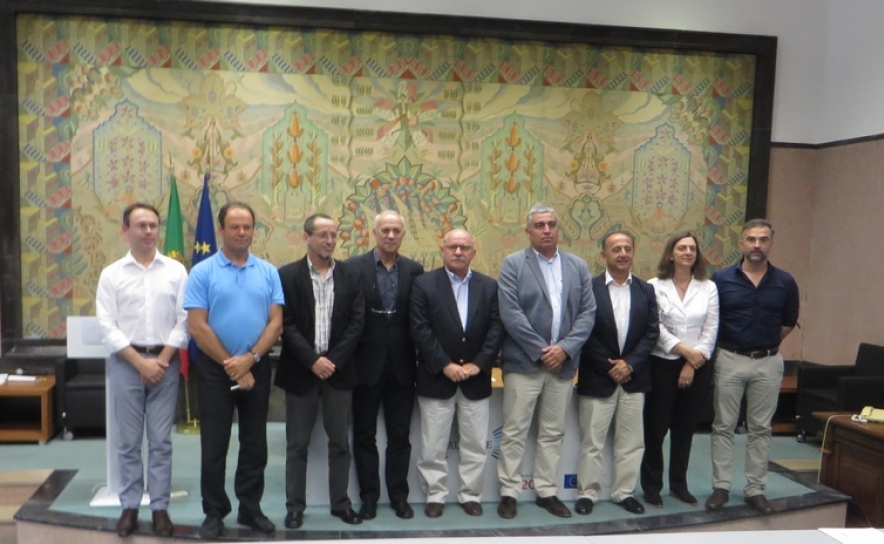 David Santos e representantes GAL