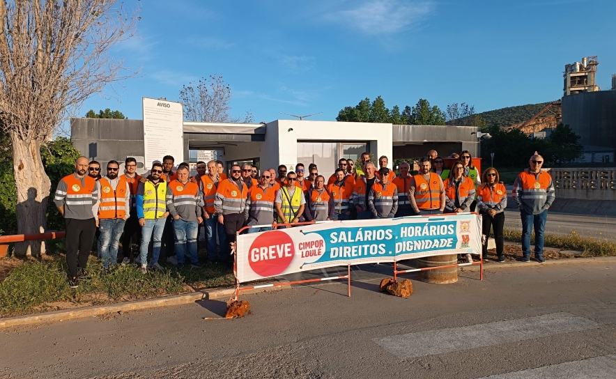 Trabalhadores da Cimpor iniciam hoje greve de quatro dias