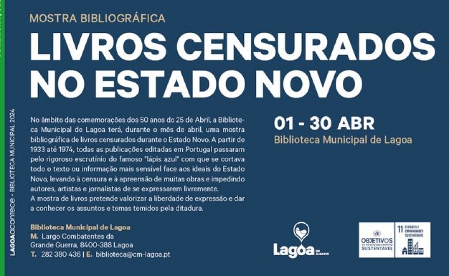 Mostra Bibliográfica | «Livros Censurados no Estado Novo»