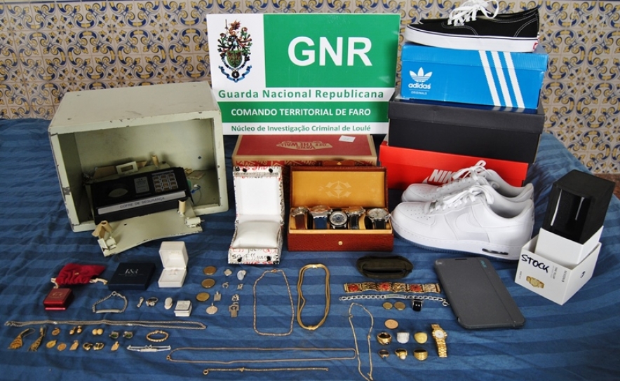 GNR de Loulé recupera material furtado de residência