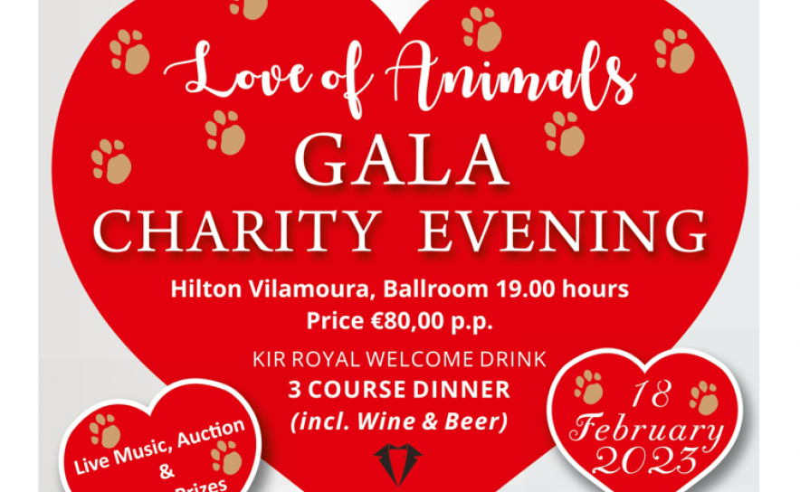 Hilton Vilamoura recebe gala solidária «Love of Animals»