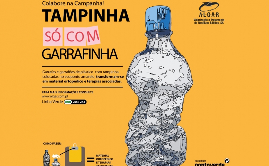 Algar lança Campanha «Tampinha Só Com Garrafinha»