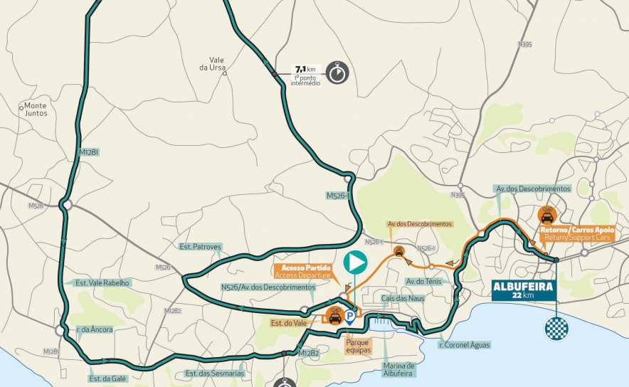 50.ª VOLTA AO ALGARVE EM BICICLETA TEM CONTRARRELÓGIO EM ALBUFEIRA A 17 DE FEVEREIRO