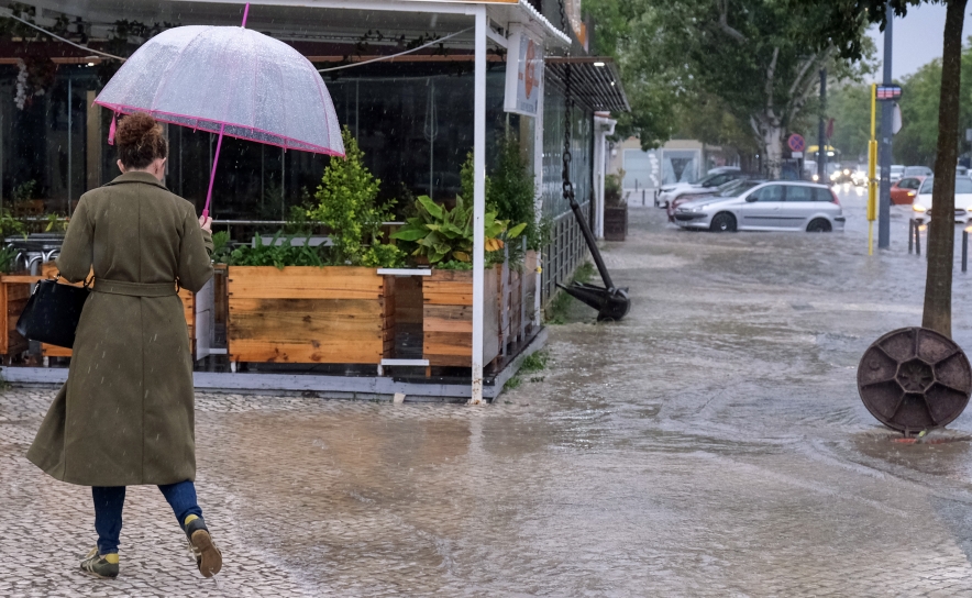 Distritos do Alentejo com aviso amarelo devido à chuva e vento chega no sábado