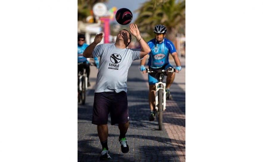 Manuel Lampreia o craque dos toques na bola