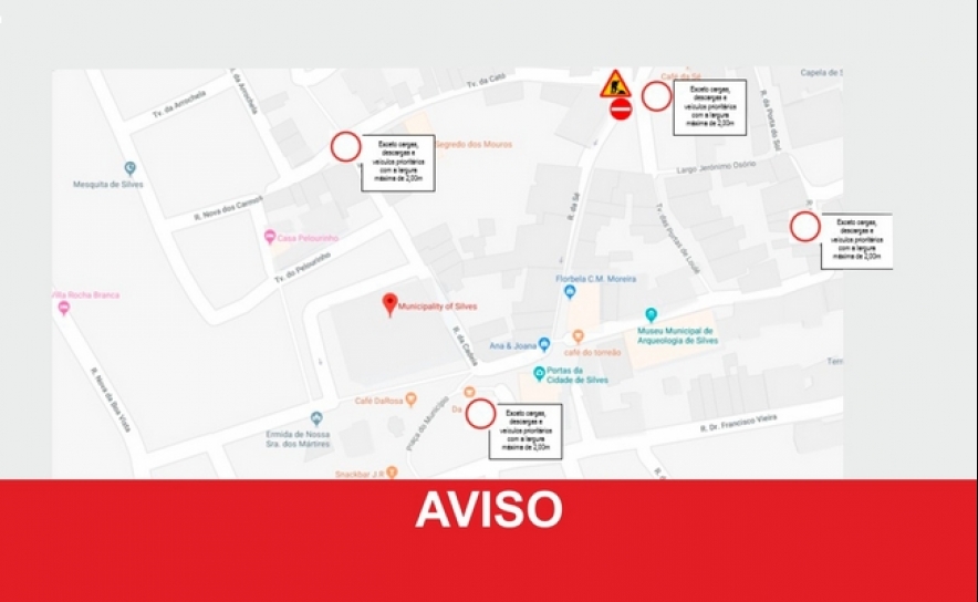 EXECUÇÃO DE INFRAESTRUTURAS DA RUA DA SÉ ORIGINA CORTE DE TRÂNSITO A PARTIR DE 3 DE DEZEMBRO 