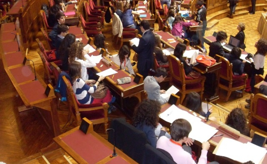 Sê parlamentar por 2 dias- Simulação do parlamento europeu, em Lisboa