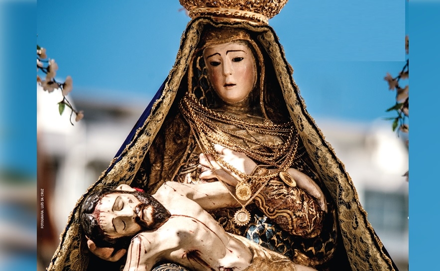 Festa Pequena: Imagem da Mãe Soberana desde à cidade de Loulé