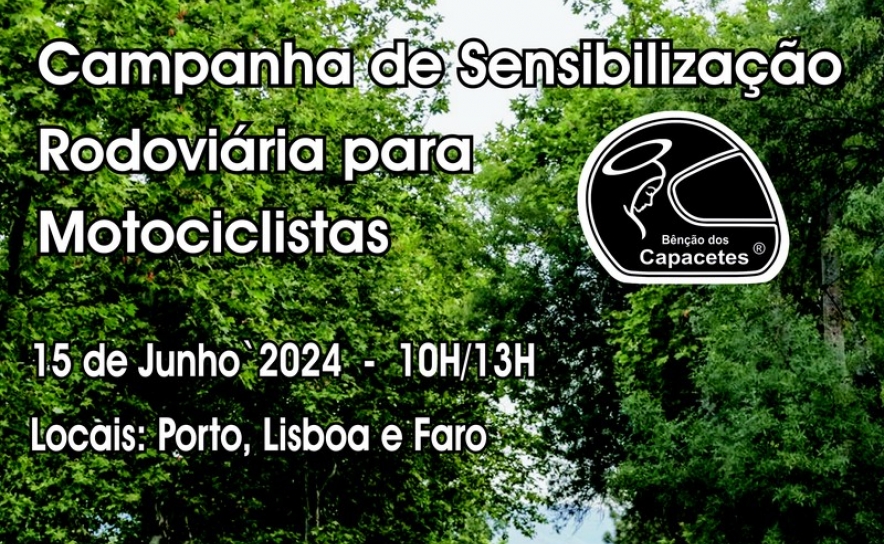 Campanha «A velocidade que te emociona é a mesma que te tira o sorriso» vai estar na estrada para sensibilizar motociclistas