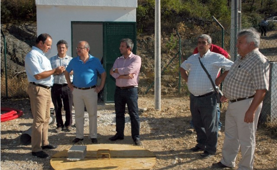 Visita a ETAR da Cortelha Freguesia de Salir