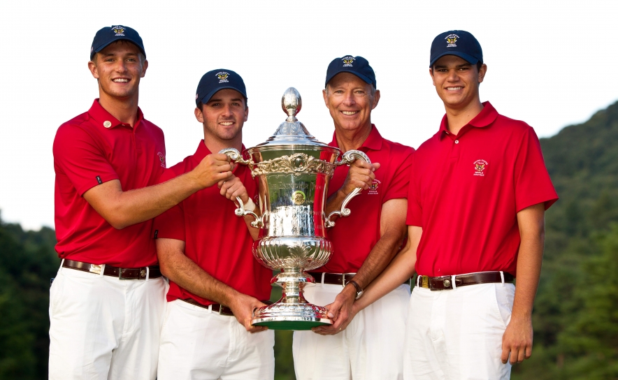 Estados Unidos campeões do Mundo com o Eisenhower Trophy LR