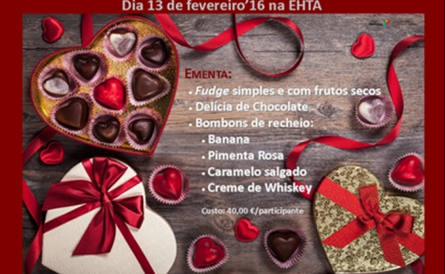 EHTA | Workshop de Chocolate «Dia de São Valentim»