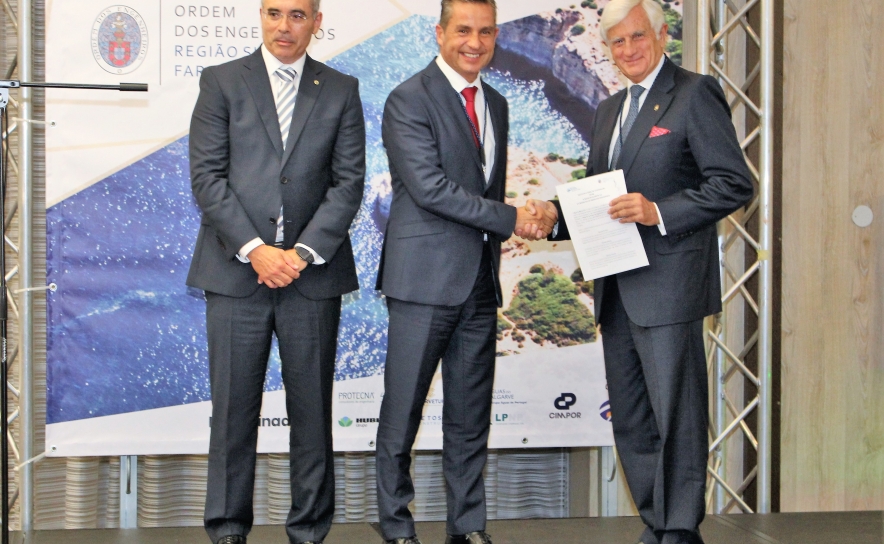 Eng. Silvério Guerreiro, Eng. António Eusébio e o Eng. Luís Machado