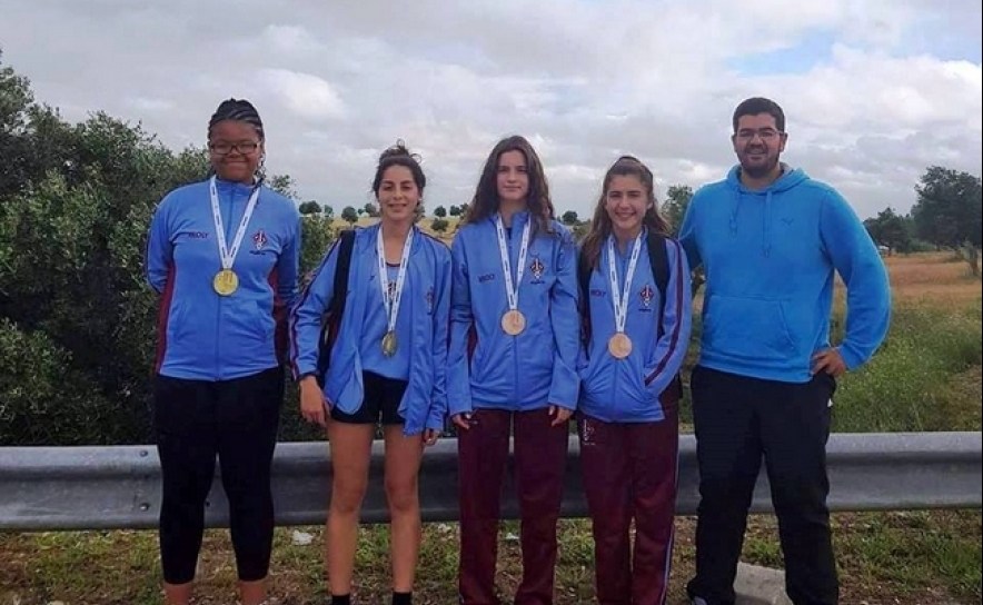 Atletas medalhados do CDQ no Torneio Nacional Olímpico Jovem