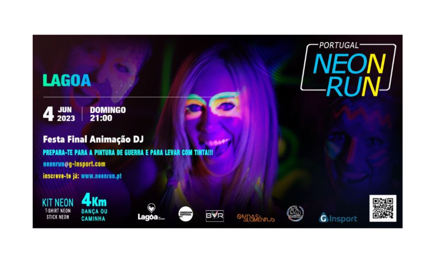 Lagoa recebe Corrida Neon Run no próximo domingo