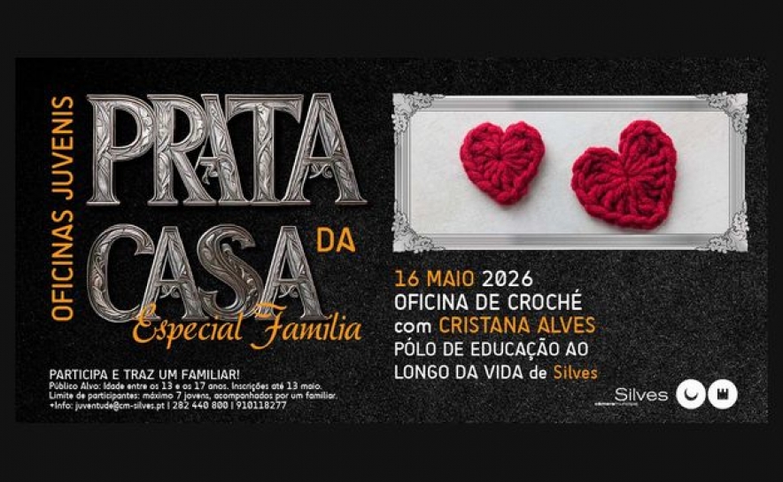 OFICINA CRIATIVA DE CROCHÉ PARA JOVENS DOS 13 AOS 17 ANOS