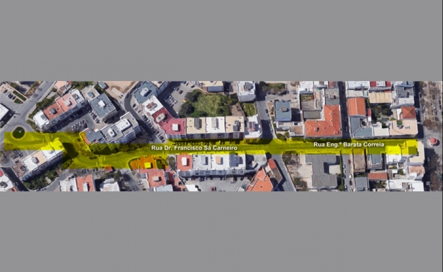 LOULÉ: CORTE DA CIRCULAÇÃO RODOVIÁRIA NA RUA DOUTOR FRANCISCO SÁ CARNEIRO E RUA ENGENHEIRO BARATA CORREIA