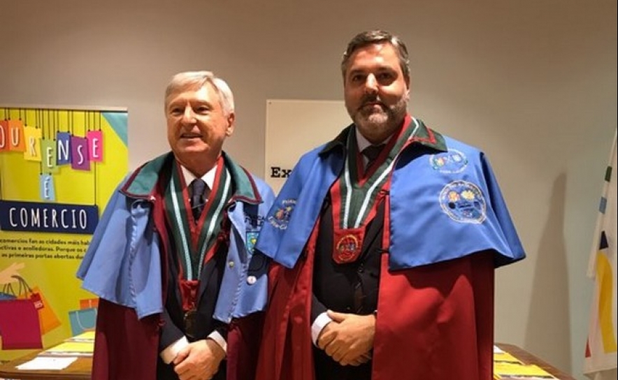 Rui André com Alejandro Rubín, diretor da feira presidente da Expourense