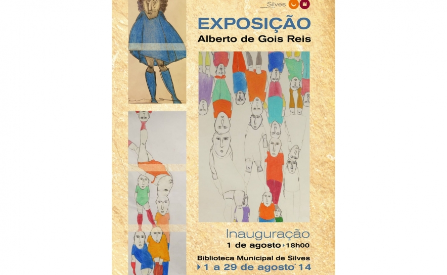 ALBERTO GOES REIS EXPÕE DESENHOS NA BIBLIOTECA DE SILVES