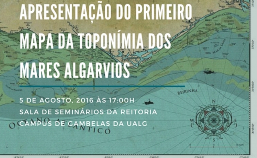 PRIMEIRO MAPA DA TOPONÍMIA DOS MARES ALGARVIOS