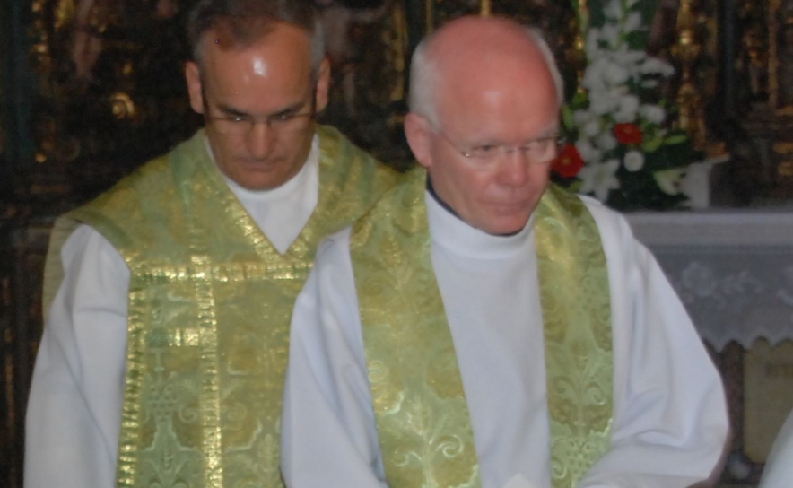 Padre Luis Gonzaga e Padre Manuel Rodrigues - Foto © Samuel Mendonça/Folha do Domingo