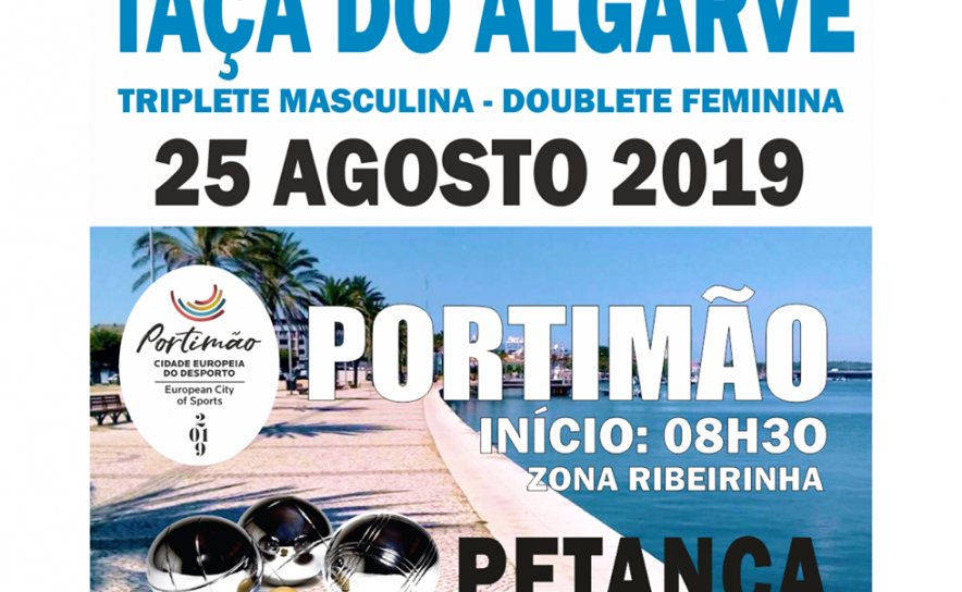 PORTIMÃO RECEBE TAÇA DO ALGARVE DE PETANCA