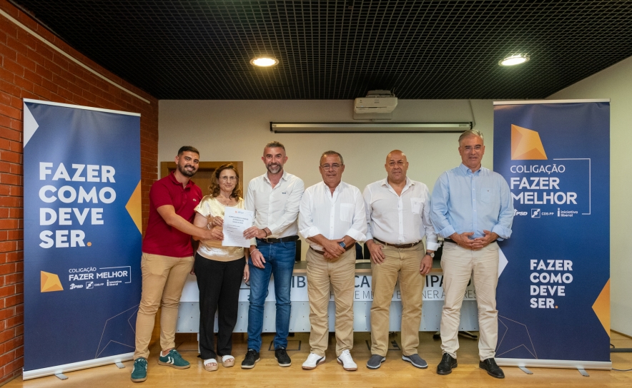 Bernardo Lopes Fernandes, Isilda Guerreiro, Cláudio Lima, Hélder Martins, Silvério Guerreiro e Mendes Bota