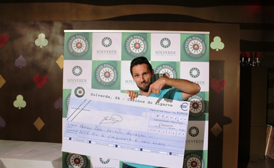 Pedro Luís F. Botelho vence 6.ª etapa do Torneio Solverde Poker Season 