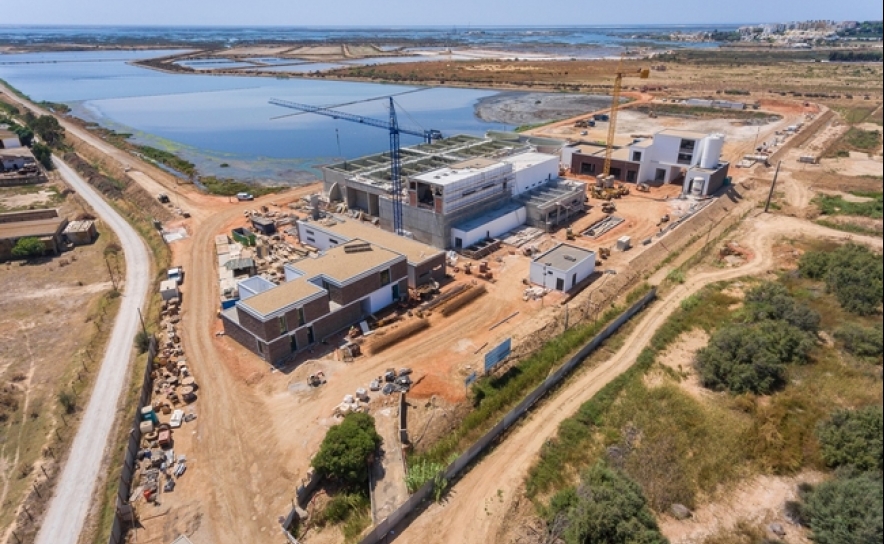 Obras da Futura ETAR de Faro Olhão
