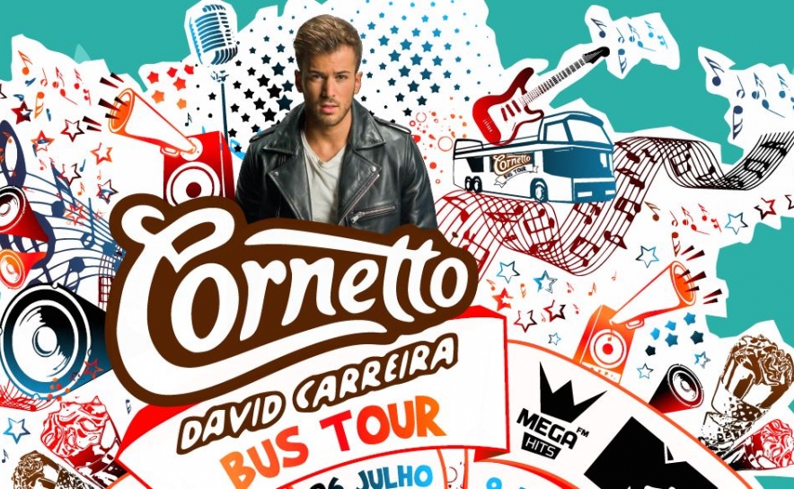 Albufeira recebe digressão inédita da Cornetto Bus Tour com David Carreira 