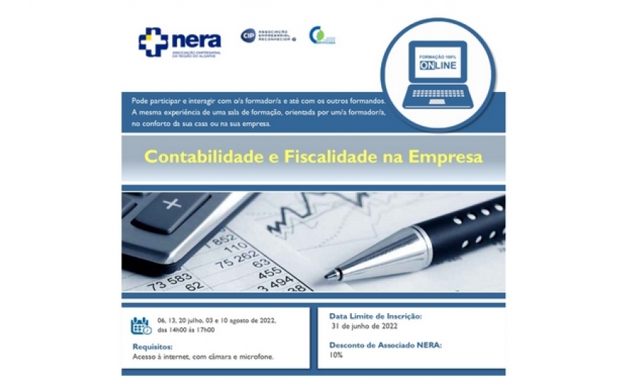 Formação Online - Contabilidade e Fiscalidade na Empresa