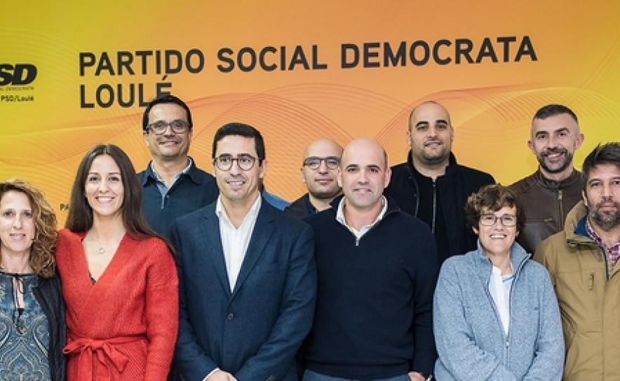 Parte da nova estrutura do PSD/Loulé