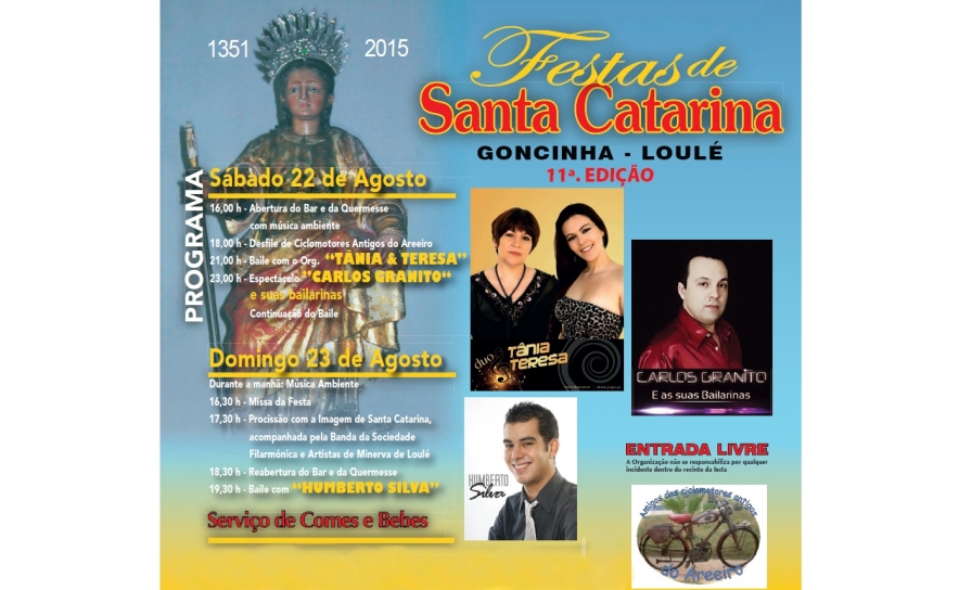 11ª. Edição das Festas em Honra de Santa Catarina