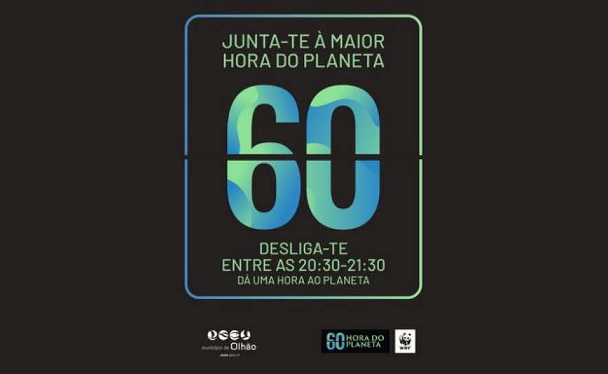Olhão junta-se à iniciativa Hora do Planeta no dia 22 de março