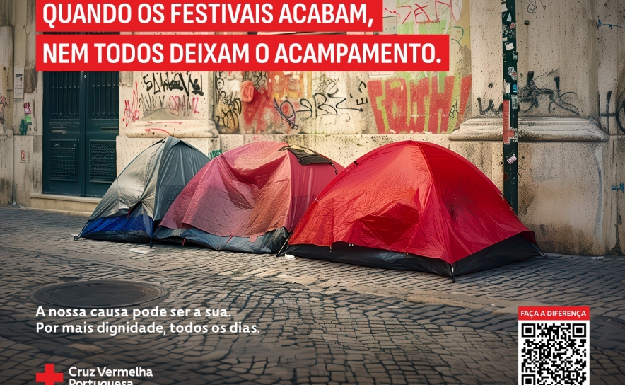 Campanha da Cruz Vermelha alerta para aumento das pessoas em situação de sem-abrigo Campanha da Cruz Vermelha alerta para aumento das pessoas em situação de sem-abrigo