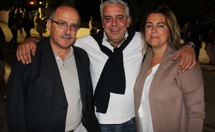 Vitor Aleixo, Presidente da CM Loulé, Nuno Mocinha Presidente da CM Elvas e esposa 