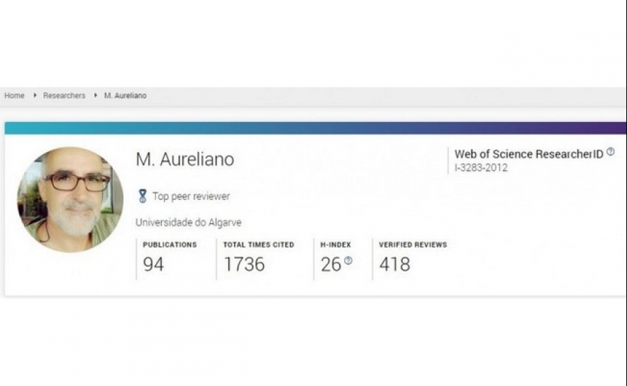 UALG NO TOP 1% DOS MELHORES REVISORES CIENTÍFICOS