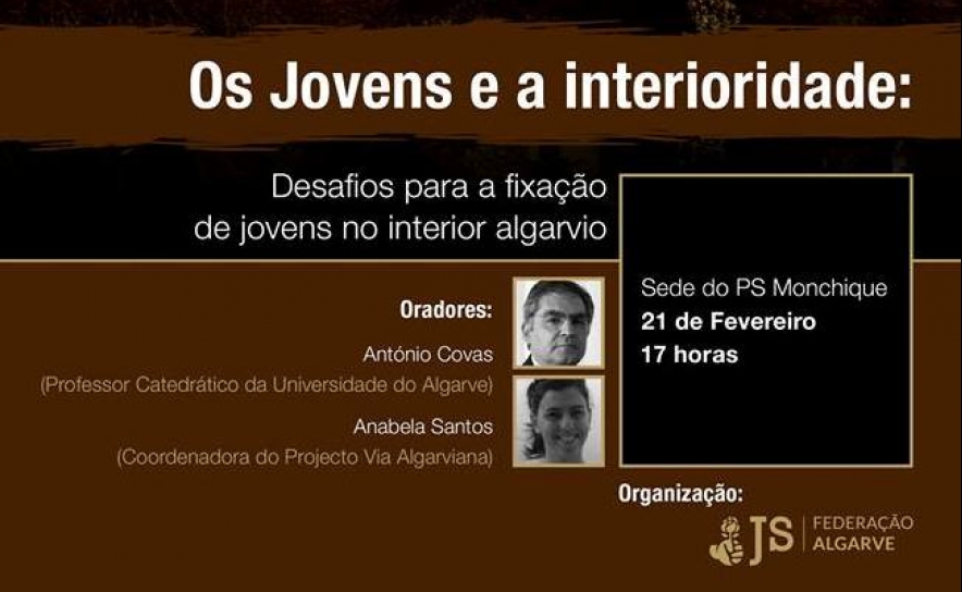 JS Algarve vai debater a fixação de jovens no interior algarvio