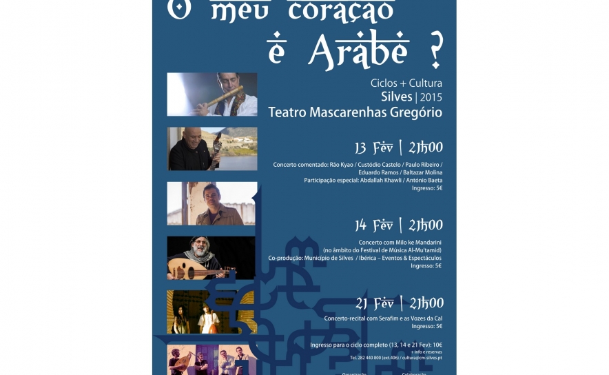 CICLOS TEMÁTICOS +CULTURA ARRANCAM EM SILVES COM “O MEU CORAÇÃO É ÁRABE?”