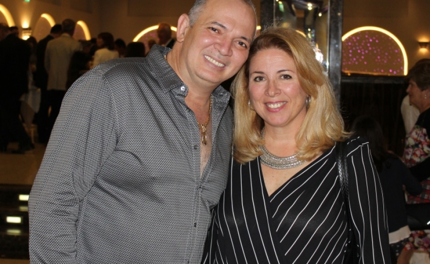 Fernando de Matos proprietário do Bijou e Nathalie Dias Diretora do Jornal A Voz do Algarve