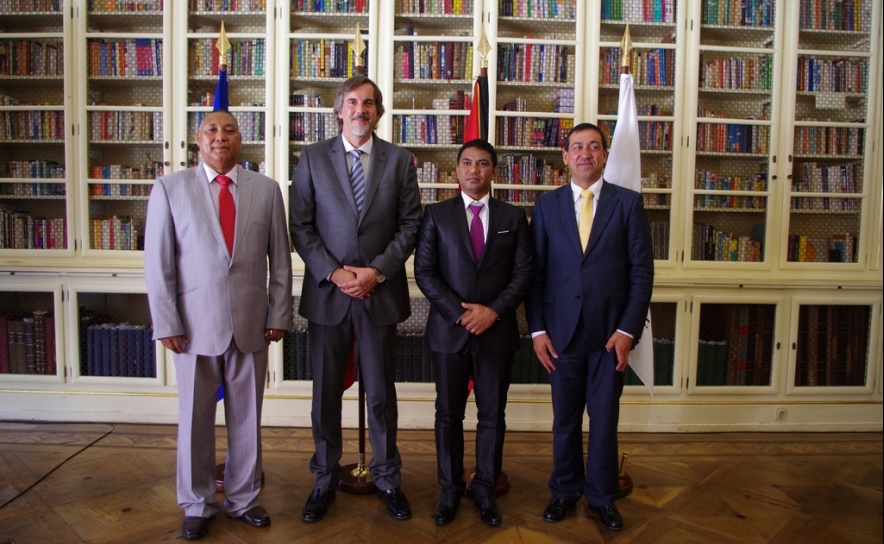 Ângelo Henriques, Emidio Guerreiro, Leovogildo Costa Hornai e Delmino Pereira