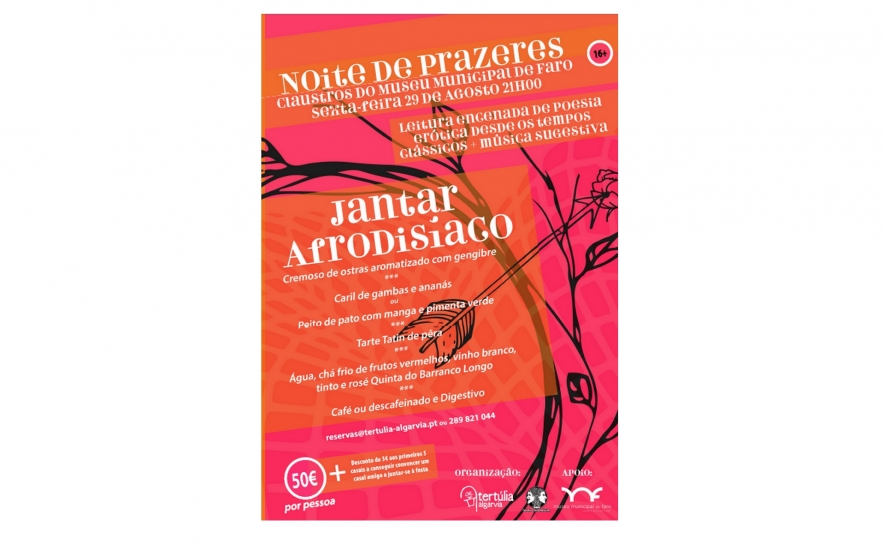 Prazeres carnais celebrados à mesa no Museu Municipal de Faro